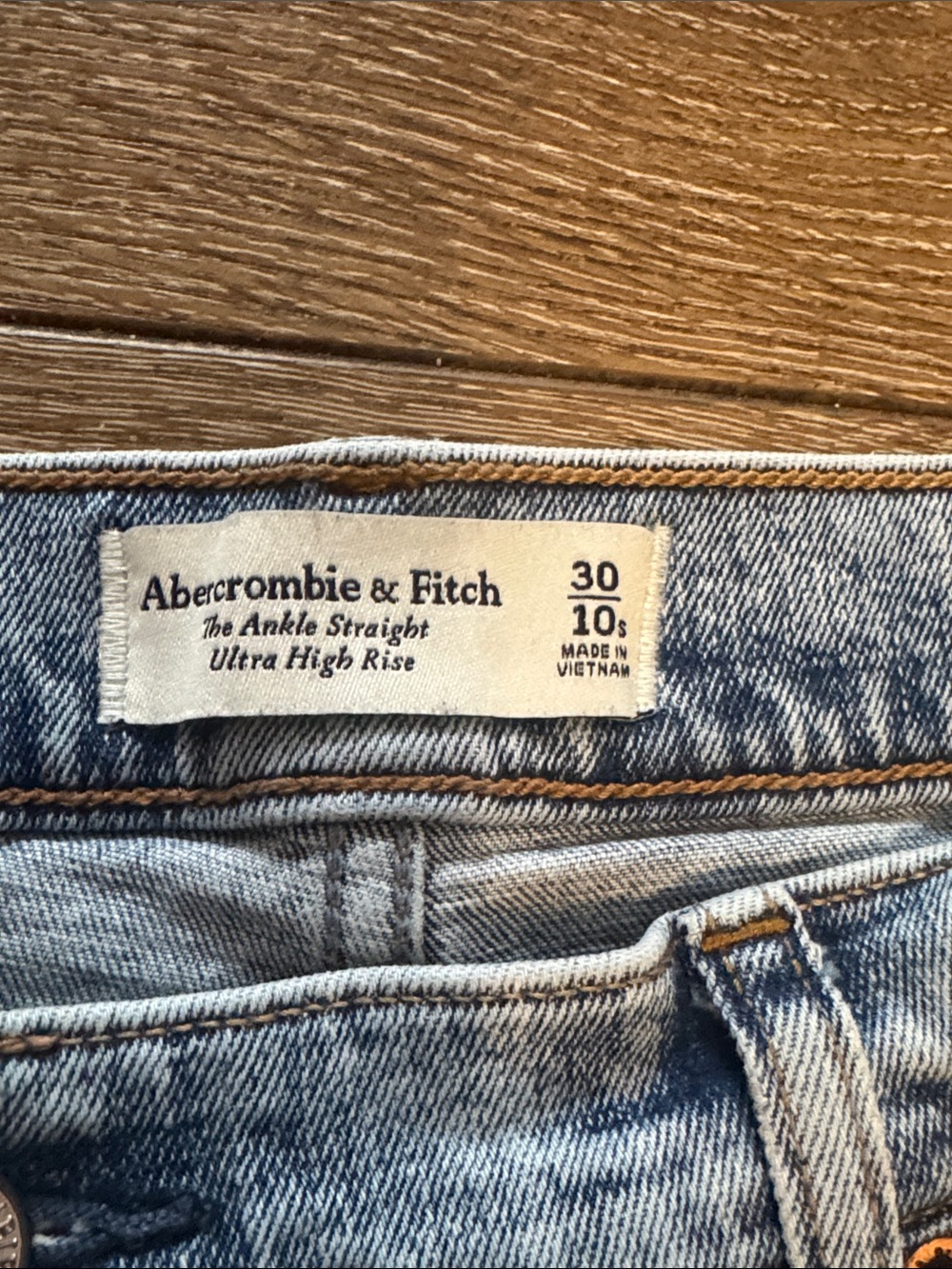 Abercrombie &‎ fitch jeans 10S/30 - Picture 3 of 3